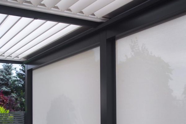 ZIP roloji Misteral - kombinacija bele in antracit barve